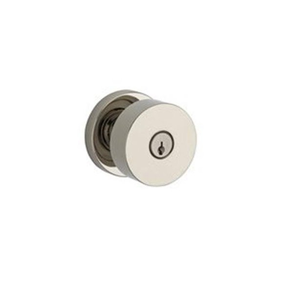 Propation ENCONCRR141 Modern Single Cylinder Keyed Entry Door Knob Set Contemporary; Polished Nickel PR1232190